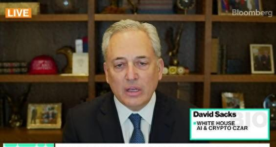 白宫官员戴维·萨克斯 视频截图 