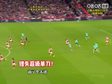 错失超级单刀！阿森纳vs狼队，黄喜灿长途奔袭跑出半单刀打丢！