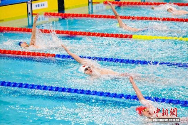 中华人民共和国第十二届残疾人运动会暨第九届特殊奥林匹克运动会“中国人保杯”游泳比赛现场