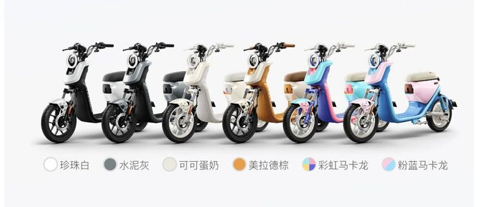 小牛电动新国标车型。受访者供图