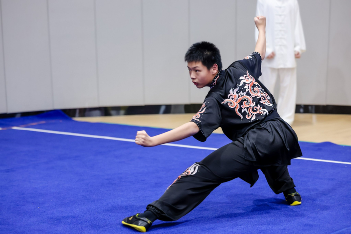 参赛学员展示太极拳。北京市少年宫供图