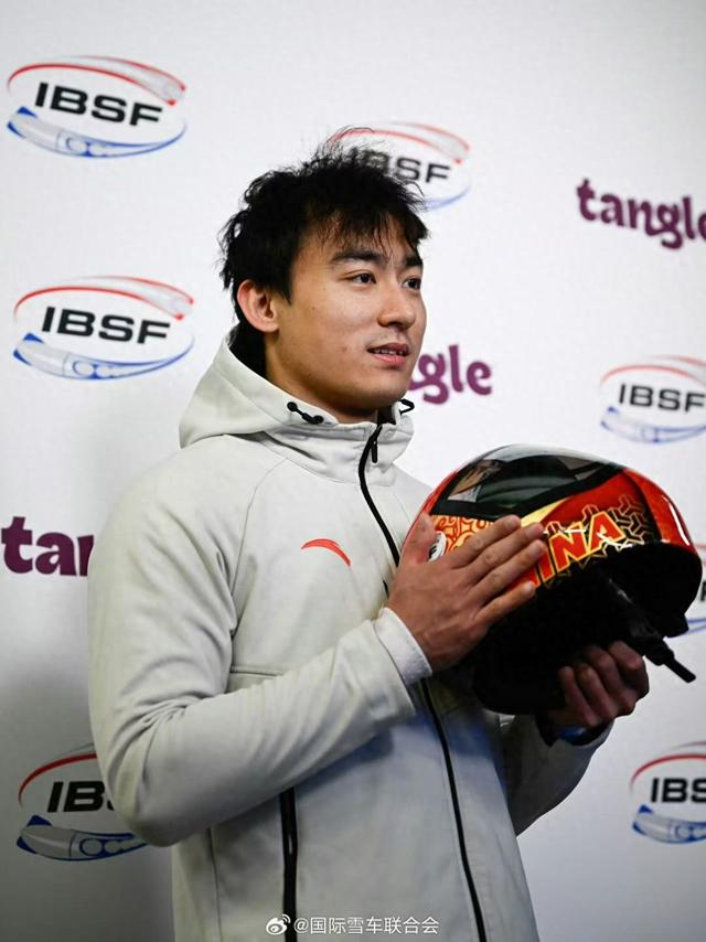 殷正。国际雪车联合会供图