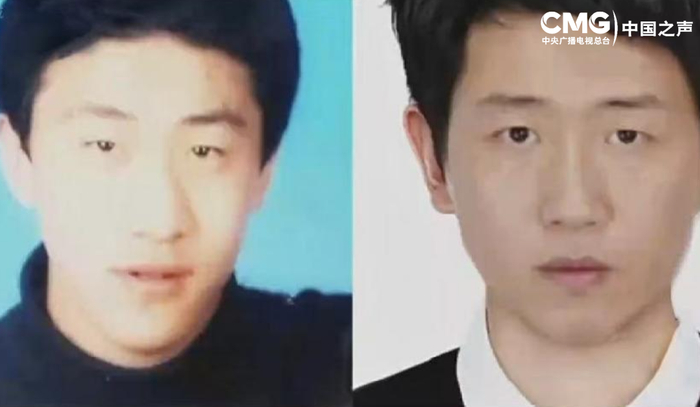 夏占海大儿子梁宇（左）姜经纬（右）