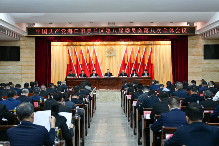 美兰区召开区委八届八次全会。