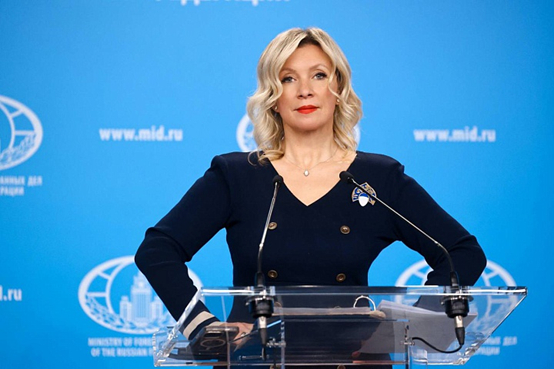 扎哈罗娃 资料图 图源：俄外交部网站