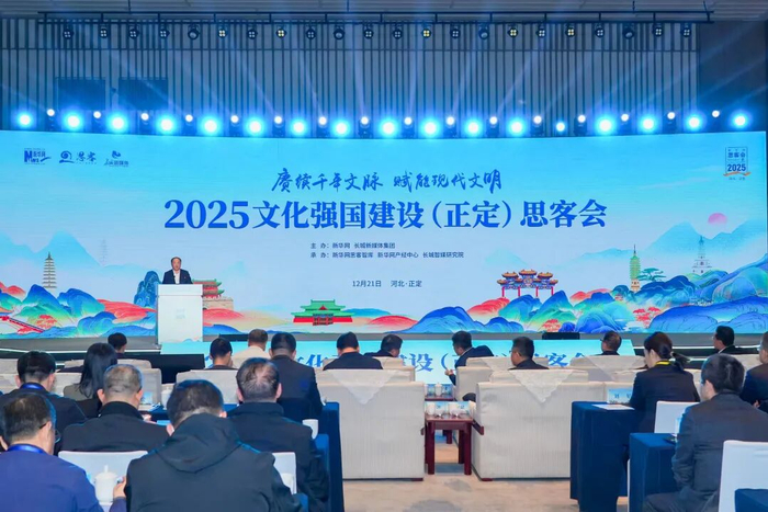 2025文化强国建设（正定）思客会现场。新华网 发