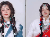 宋雨琦白鹿同样藏族装扮 颜值状态对比，差距显而易见