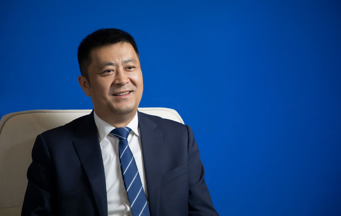 伊利集团高级执行总裁刘春喜。受访者供图