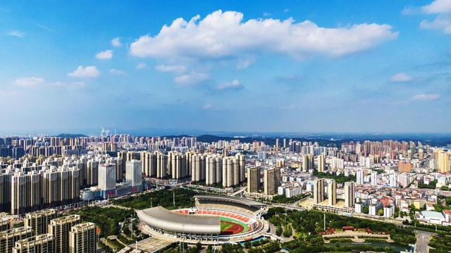 荆门市城市风貌。视觉中国 图