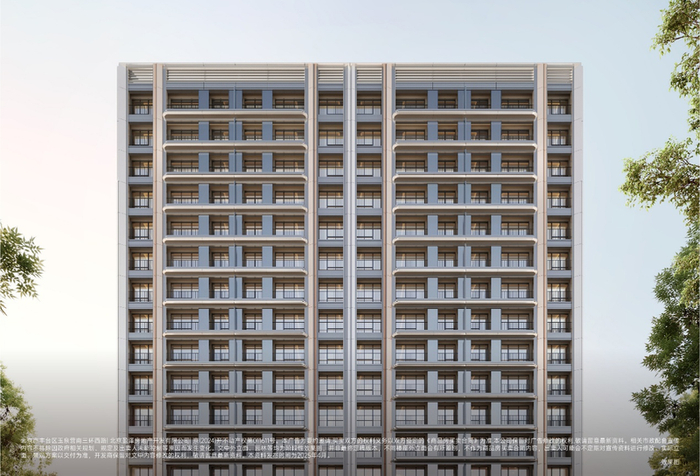 中海丽泽叁號院概念图。