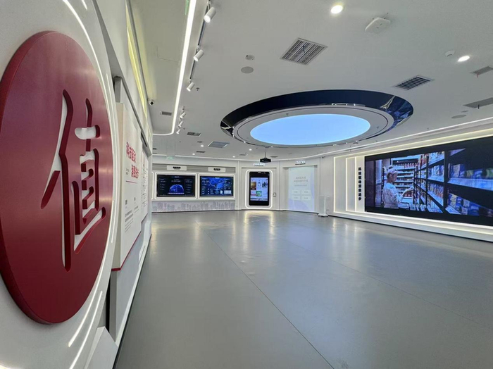 值得买科技公司展厅。新京报贝壳财经记者程子姣 摄