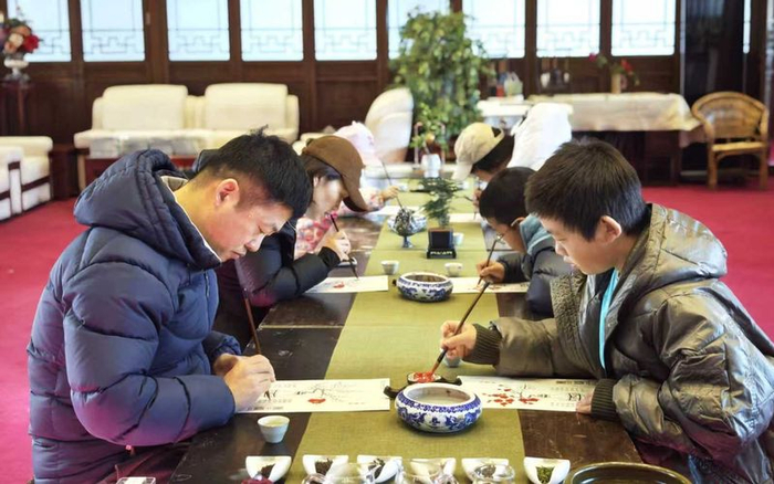 中国园林博物馆举办元旦文化活动。北京市公园管理中心供图