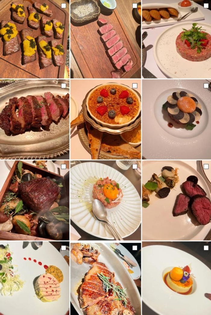 ▲真真称自己从前最爱美食，一顿吃掉五位数是常态，现在点外卖都要犹豫半天，图片由受访者提供