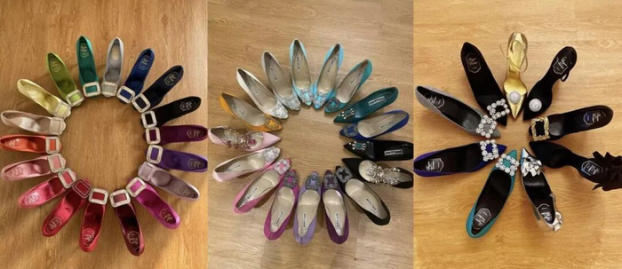 ▲真真过去买鞋会收集整个系列，现在不少都成了“时代的眼泪”，图片由采访对象提供