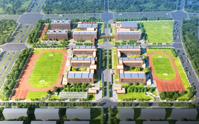 北京第六实验学校效果图。图/“北京房山”微信公众号