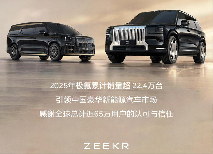 图/2025年极氪销量