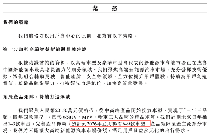 图/岚图汽车预计2026年底将拥有6-9款车型