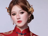 赵露思这个中式鬼新娘的妆造真的好带感啊，这个味儿好正！