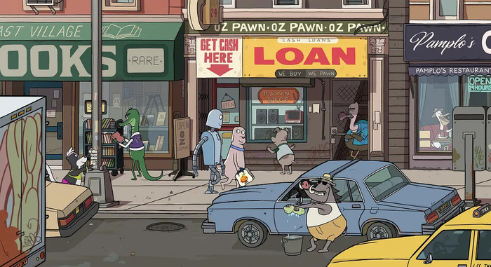 《机器人之梦》剧照。（图源：豆瓣）