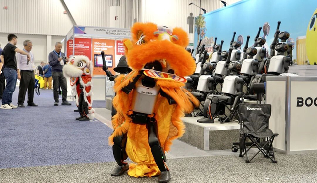 加速进化在CES上的展台。 来源：加速进化