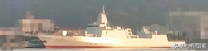 055型10号舰，已经刷上舷号110，东部战区喜提大驱，已经毫无悬念|安庆市|中国军事|海军|驱逐舰|中国海军_新浪军事_新浪新闻