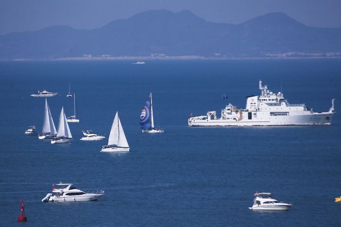 封关后，海南游艇产业迎来新的发展期。受访者供图