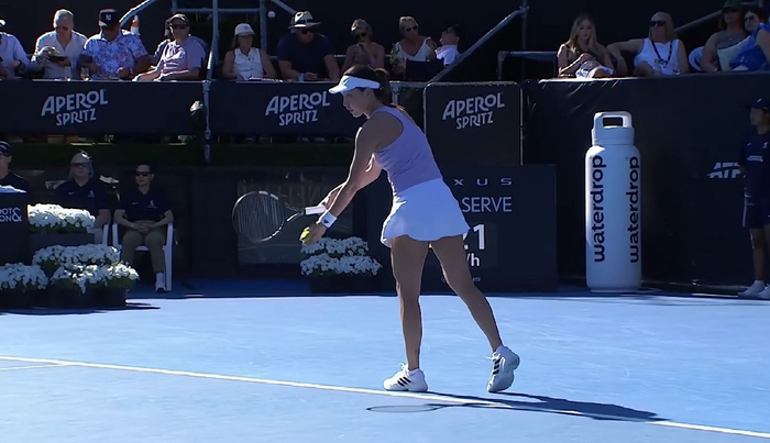 △ 王欣瑜奪取了今年奧克蘭賽女單亞軍