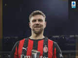 首球！意甲官方：菲尔克鲁格当选AC米兰vs莱切全场最佳球员
