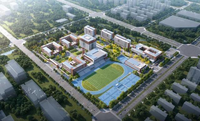 合肥一六八中学柏堰湖校区（效果图，具体以最终方案审批为准）