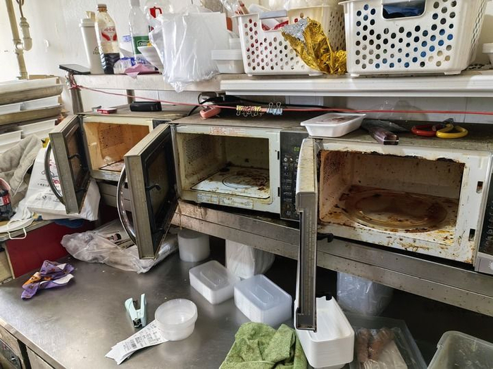 图为某外卖门店后厨的场景。新华每日电讯记者牛少杰 摄