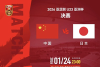 U23男足亚洲杯，今晚决赛！中国队对阵日本队