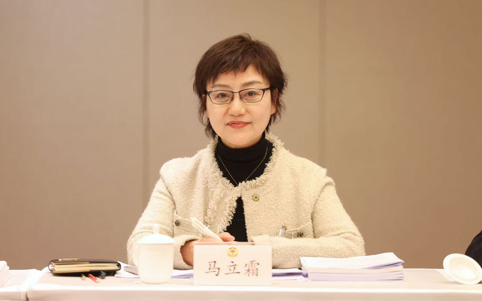 北京市政协委员、首都儿童医学中心新生儿外科主任医师马立霜。新京报记者 王贵彬 摄