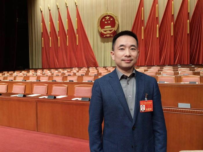 北京市人大代表涂锟。受访者供图