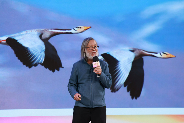 绿色江河环境保护促进会会长杨欣。新京报记者 郭延冰 摄