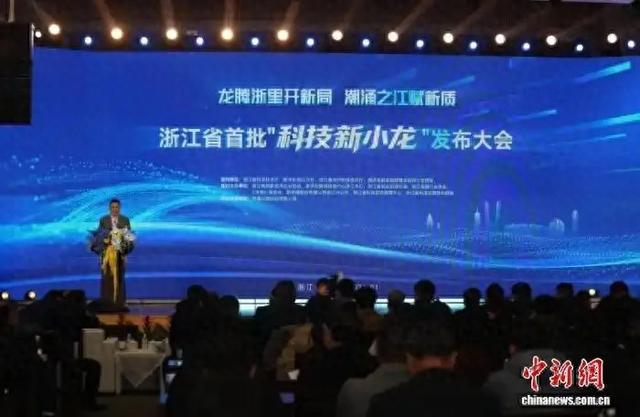 浙江省首批“科技新小龙”发布大会。 主办方供图
