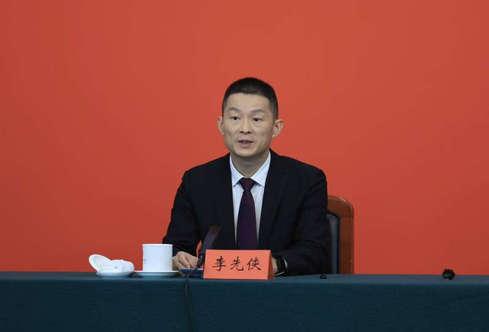 副中心党工委委员、管委会副主任，通州区委常委、常务副区长李先侠。新京报记者 王飞 摄