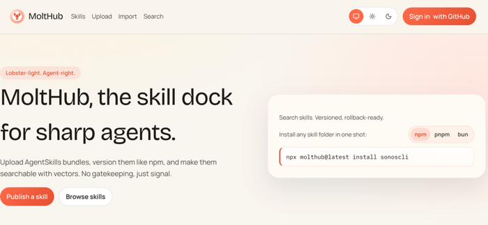 （来源：MoltHub）