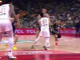 大白边太强了，在CBA都打成奥尼尔了