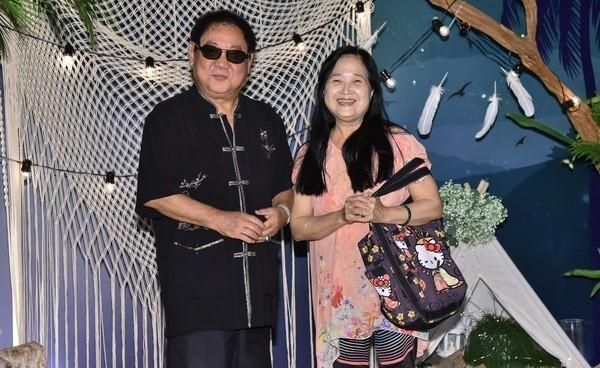 马如龙（左）病逝，右为遗孀沛小岚（图／记者李毓康摄）