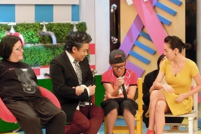 △邱黎宽带儿子上《康熙来了》