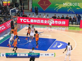 CBA俱乐部杯八强战！广东男篮开局打出11-2攻击波，打停上海男篮