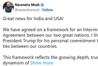 美印初步贸易协议细节公开，美国正式取消对印度进口俄油的惩罚性关税