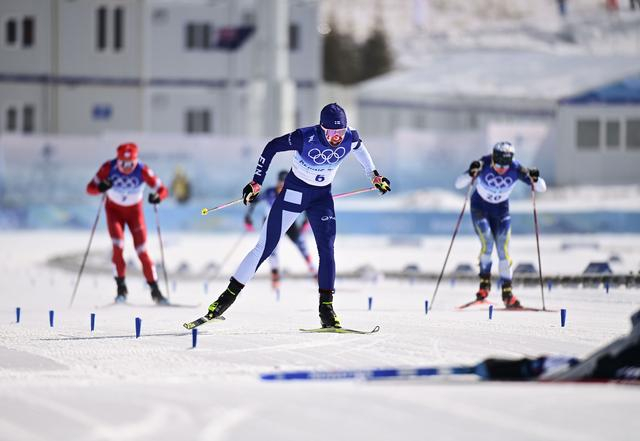  图为北京冬奥会越野滑雪项目比赛现场。新华社记者 张宏祥 摄