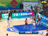 迪亚洛中路突破隔扣卡尔顿，山西男篮半场领先广厦10分