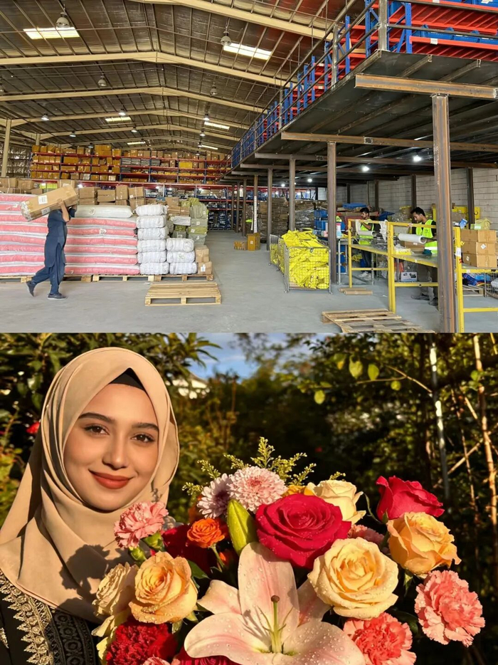 2025年，舒宁和团队成功打通了中国特色食品与鲜切花出口沙特的物流通道。（受访者供图）