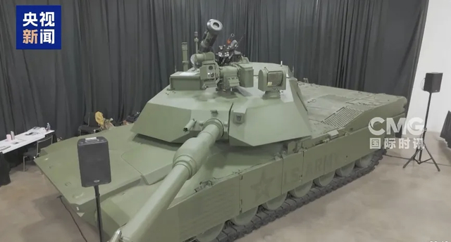 美国M1E3“艾布拉姆斯”主战坦克原型车（来源：央视新闻）