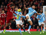 斯洛特造89年耻辱纪录！哈兰德破球荒+点射绝杀，曼城2-1利物浦