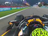 F1巴林冬测第一日诺里斯最快单圈车载（VIA：F1官方）