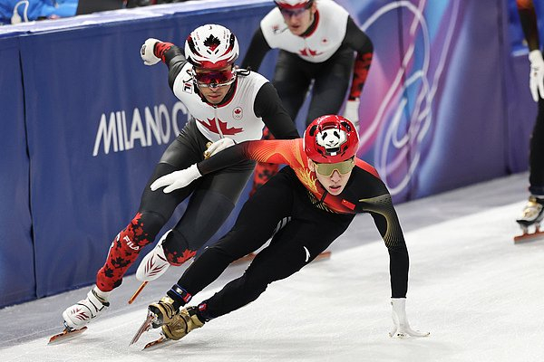 幸运晋级的林孝埈携手刘少昂、孙龙出战男子1000米