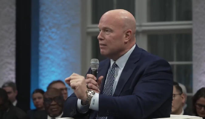 惠特克在慕安会上发表讲话 视频截图